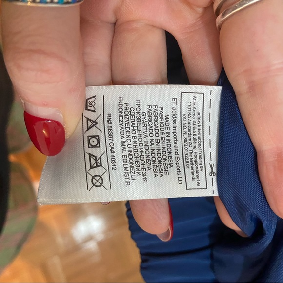 Adidas Blue Bomber Jacket - Picture 8 of 11